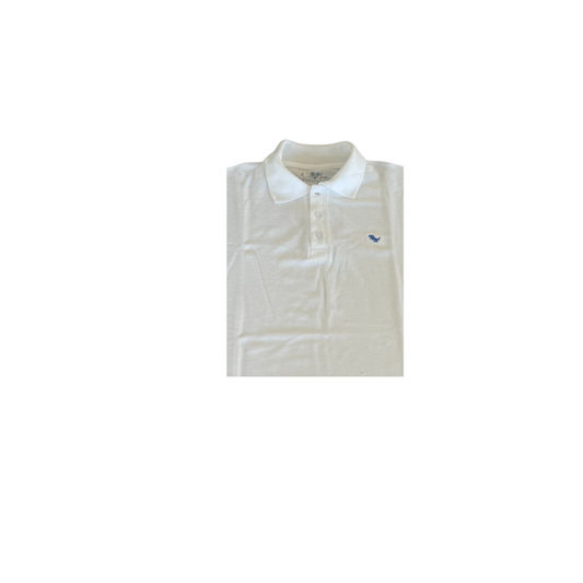 White Men's Cotton/Poly Polo